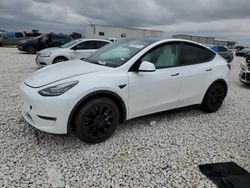 Salvage cars for sale at Taylor, TX auction: 2021 Tesla Model Y