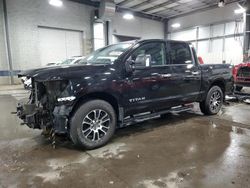 Salvage cars for sale at Ham Lake, MN auction: 2021 Nissan Titan SV