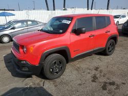 Salvage cars for sale at Van Nuys, CA auction: 2017 Jeep Renegade Sport