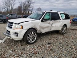 Salvage cars for sale at Cicero, IN auction: 2016 Ford Expedition EL Platinum