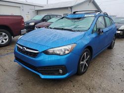 Salvage cars for sale at Pekin, IL auction: 2022 Subaru Impreza Premium