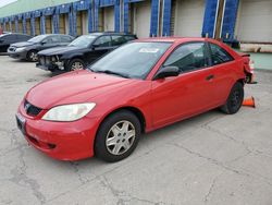 Salvage cars for sale at auction: 2005 Honda Civic DX VP