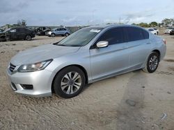 Salvage cars for sale at auction: 2013 Honda Accord LX