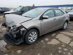 2014 Toyota Corolla L en venta en Woodhaven, MI