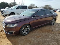 Salvage cars for sale at China Grove, NC auction: 2017 Lincoln MKZ Select