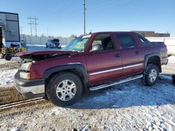 Salvage cars for sale at Bismarck, ND auction: 2004 Chevrolet Avalanche K1500