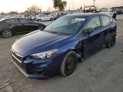 Subaru Impreza salvage cars for sale: 2018 Subaru Impreza