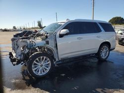 Salvage cars for sale at Miami, FL auction: 2021 Cadillac Escalade Premium Luxury Platinum