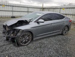 Salvage cars for sale at Arlington, WA auction: 2018 Hyundai Elantra Sport