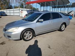 Vehiculos salvage en venta de Copart Harleyville, SC: 2007 Honda Accord SE