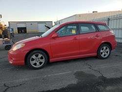 Salvage cars for sale at Vallejo, CA auction: 2005 Toyota Corolla Matrix XR