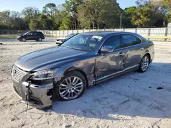 Salvage cars for sale at Fort Pierce, FL auction: 2014 Lexus LS 460L