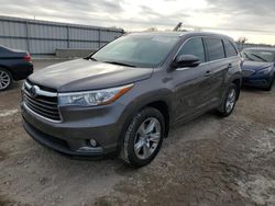 Salvage SUVs for sale at auction: 2016 Toyota Highlander Limited