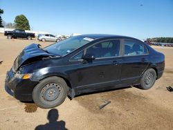 Salvage cars for sale from Copart Longview, TX: 2010 Honda Civic LX