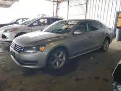 Volkswagen Vehiculos salvage en venta: 2012 Volkswagen Passat SE