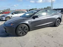 Tesla salvage cars for sale: 2025 Tesla Model 3