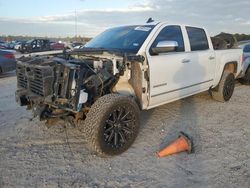 Salvage trucks for sale at Houston, TX auction: 2017 GMC Sierra C1500 SLT