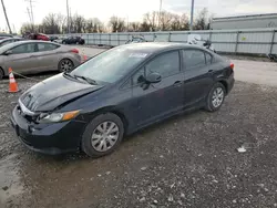 Salvage cars for sale at Columbus, OH auction: 2012 Honda Civic LX