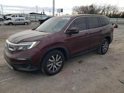 Salvage cars for sale at Oklahoma City, OK auction: 2021 Honda Pilot EXL