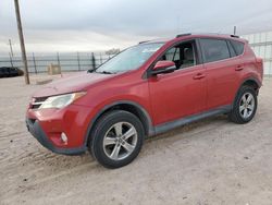 Salvage cars for sale from Copart Andrews, TX: 2015 Toyota Rav4 XLE