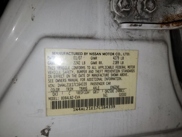 2007 Nissan Altima 2.5