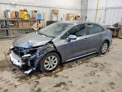 Salvage cars for sale at Milwaukee, WI auction: 2021 Toyota Corolla LE