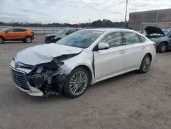 Salvage cars for sale at Fredericksburg, VA auction: 2016 Toyota Avalon XLE