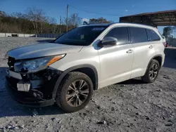 Salvage cars for sale at Cartersville, GA auction: 2014 Toyota Highlander XLE