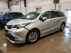 Salvage cars for sale at Franklin, WI auction: 2023 Toyota Sienna XLE