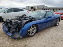 Salvage cars for sale at San Antonio, TX auction: 2002 Chevrolet Corvette