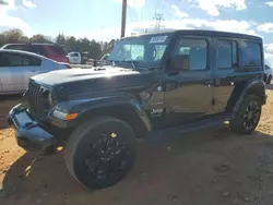 Salvage cars for sale at China Grove, NC auction: 2021 Jeep Wrangler Unlimited Sahara 4XE