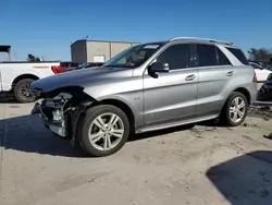 Vehiculos salvage en venta de Copart Wilmer, TX: 2012 Mercedes-Benz ML 350 4matic