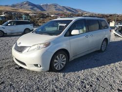 Salvage cars for sale at Reno, NV auction: 2015 Toyota Sienna XLE