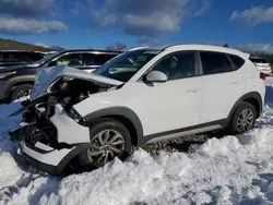 Salvage cars for sale at West Warren, MA auction: 2018 Hyundai Tucson SEL