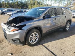 Chevrolet salvage cars for sale: 2019 Chevrolet Traverse LS