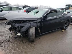 Salvage cars for sale at Duryea, PA auction: 2018 Infiniti Q60 Luxe 300