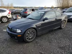 BMW M3 salvage cars for sale: 2002 BMW M3