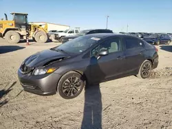 Salvage cars for sale at Temple, TX auction: 2013 Honda Civic EX