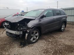 2015 Toyota Highlander Limited en venta en Chicago Heights, IL