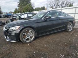 Mercedes-Benz salvage cars for sale: 2017 Mercedes-Benz C 300 4matic