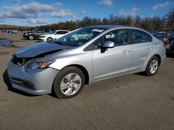 Salvage cars for sale at Brookhaven, NY auction: 2013 Honda Civic LX