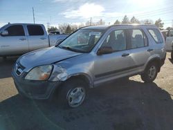 Salvage cars for sale at Denver, CO auction: 2004 Honda CR-V LX