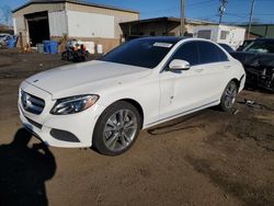 Mercedes-Benz salvage cars for sale: 2015 Mercedes-Benz C 300 4matic