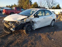 Salvage cars for sale at Finksburg, MD auction: 2015 Toyota Corolla ECO