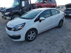 Salvage cars for sale at San Antonio, TX auction: 2016 KIA Rio LX