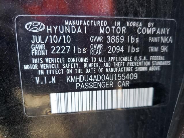 2010 Hyundai Elantra Blue