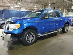 Salvage cars for sale at Woodhaven, MI auction: 2012 Ford F150 Supercrew