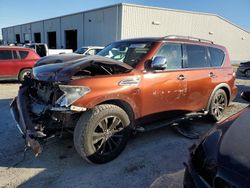 Salvage cars for sale from Copart Jacksonville, FL: 2017 Nissan Armada Platinum