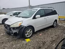 Salvage cars for sale at Franklin, WI auction: 2005 Toyota Sienna XLE