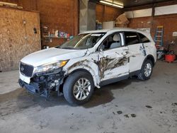 Salvage cars for sale at Ebensburg, PA auction: 2016 KIA Sorento LX